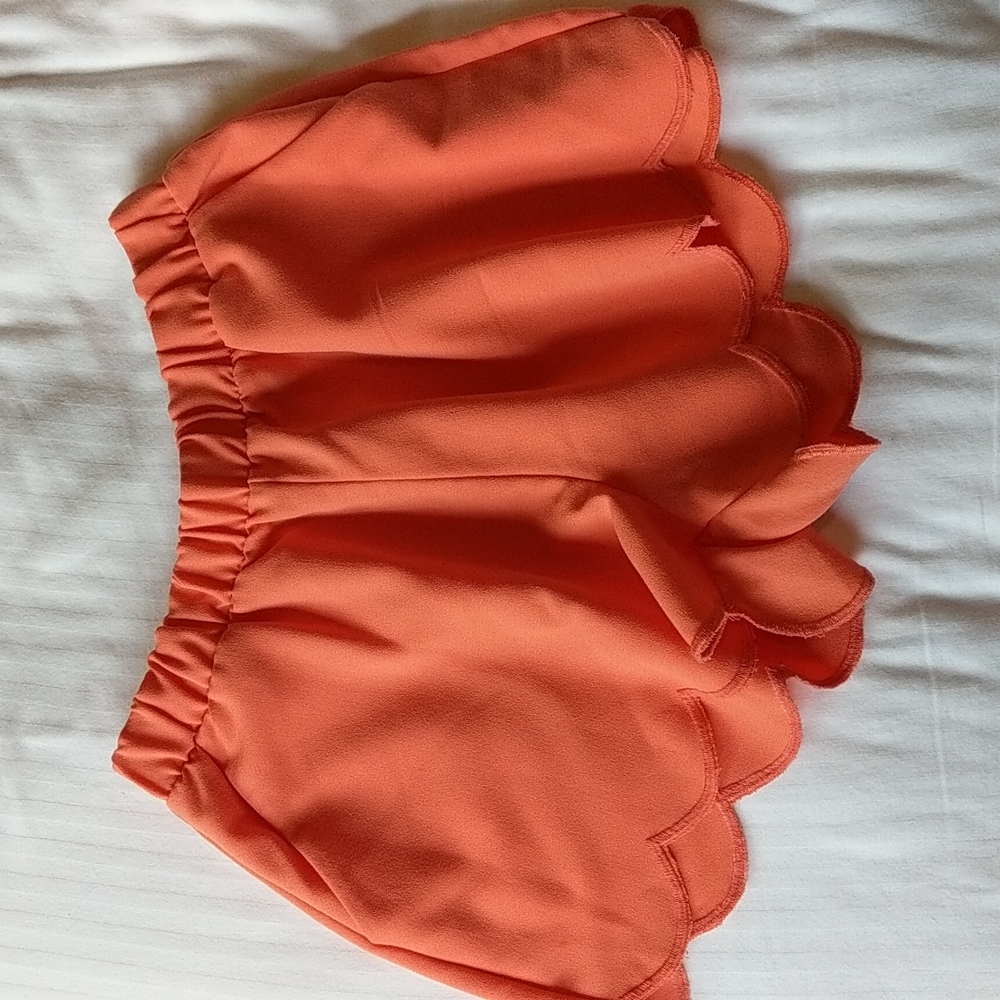 Scalloped shorts